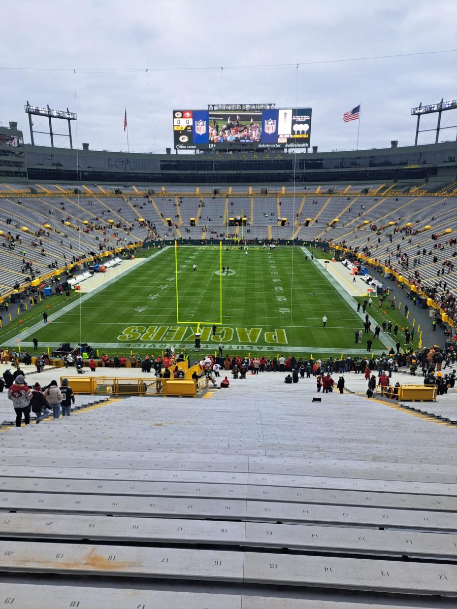 Stadium in Green Bay, Wisconsin; Lambeau field